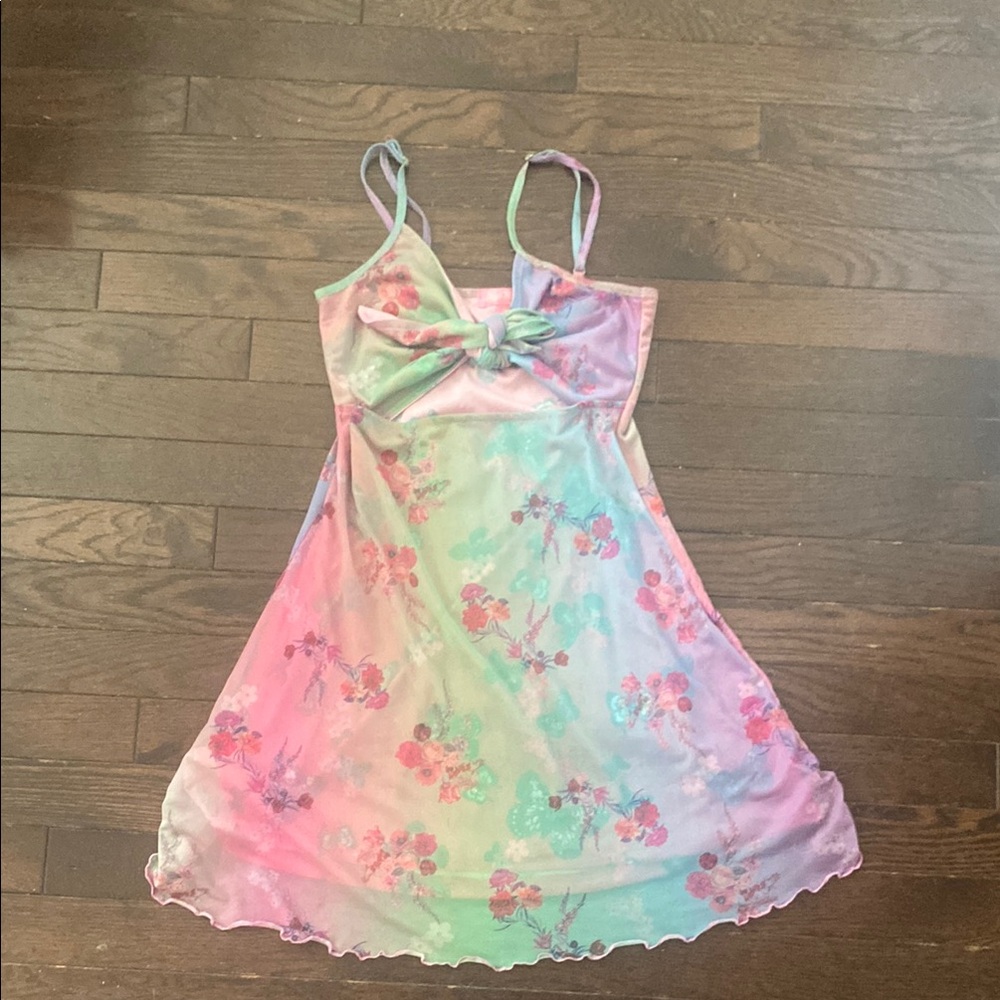 Dolls Kill Tie-Dye Slip Dress